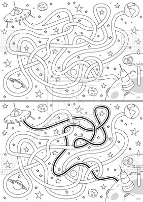 282x400 Alien Space Maze Vector Image Vector Artwork Of Backgrounds