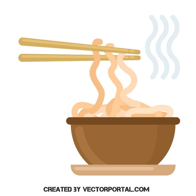 660x660 Noodles Meal Vector Clip Art