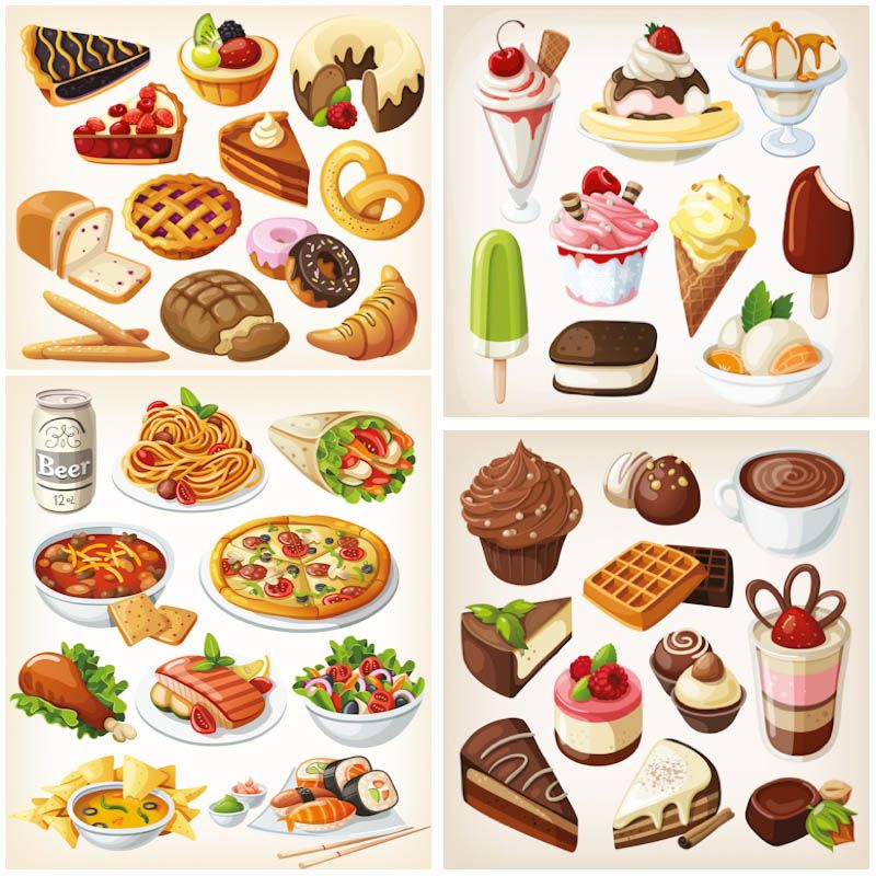 800x800 42 Vector Food Images Vector Graphics Blog Food Art