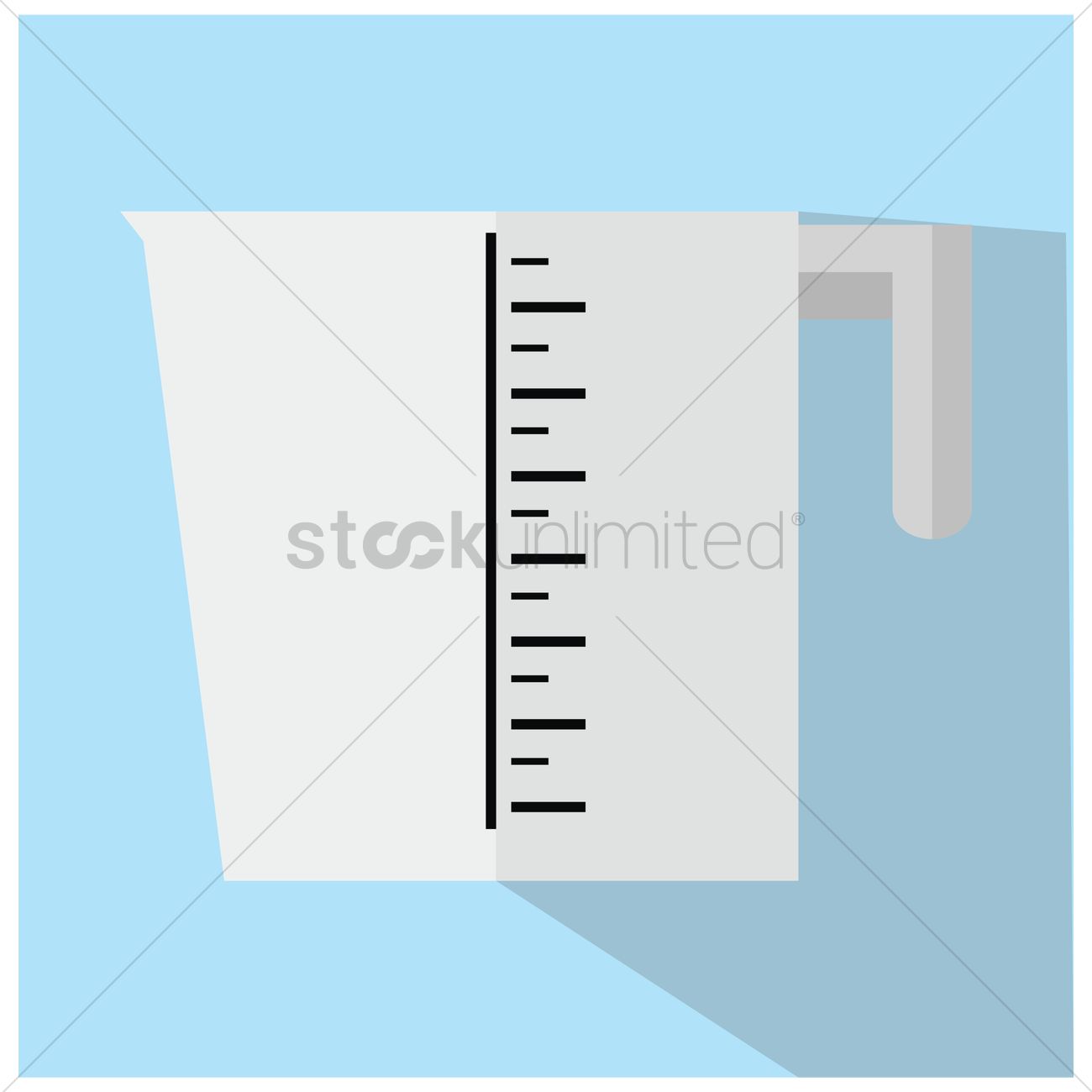 1300x1300 Measuring Cup Vector Image