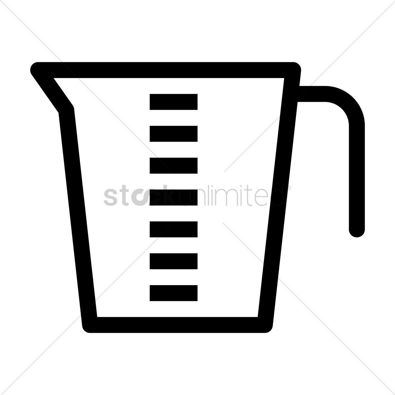 Measuring Cup Vector at GetDrawings | Free download