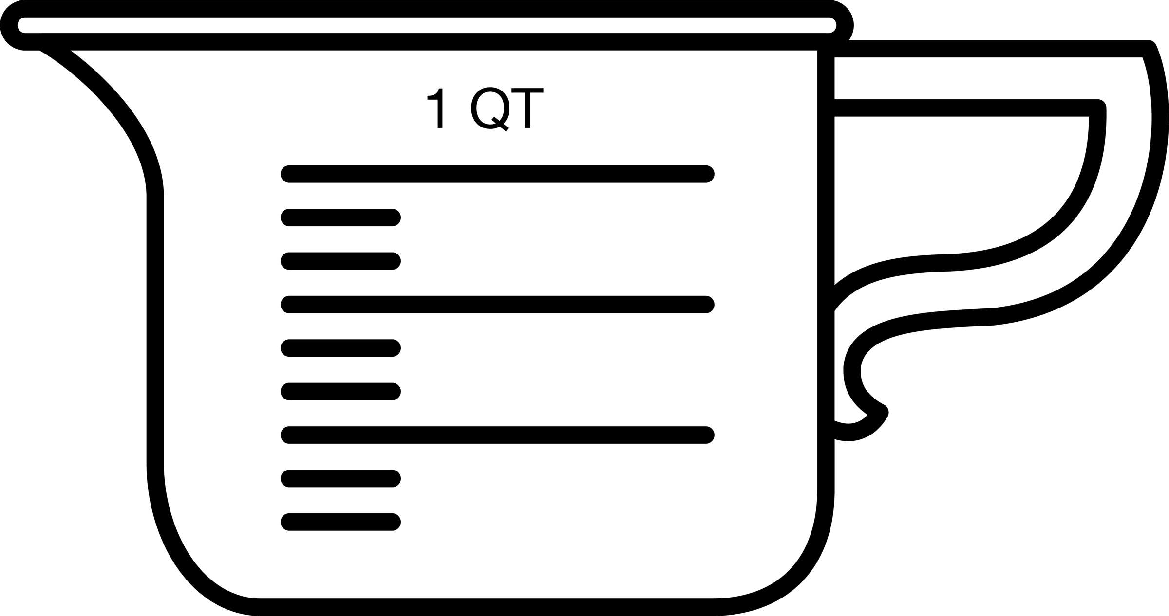 2400x1266 Cup Clipart Measuring Cup