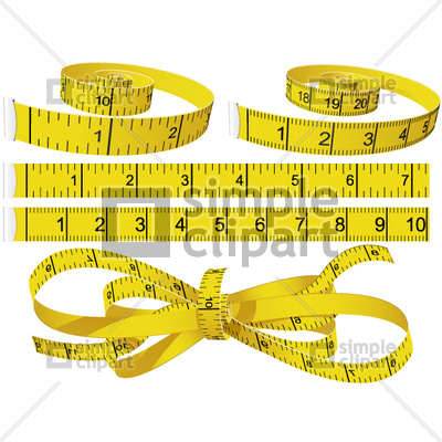 400x400 Measuring Tapes Vector Image
