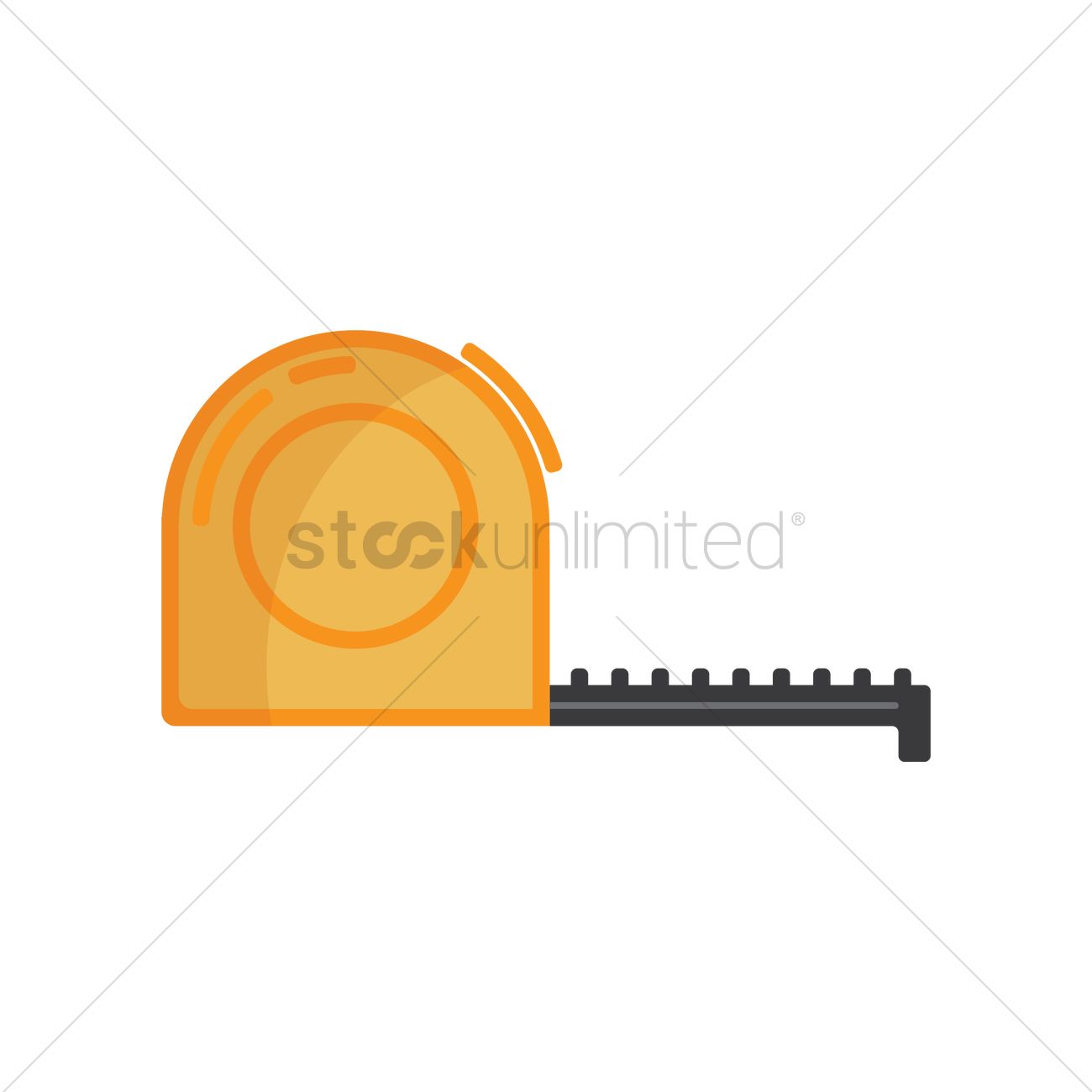 1300x1300 Measuring Tape Vector Image