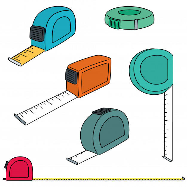 626x626 Vector Set Of Measuring Tape Vector Premium Download