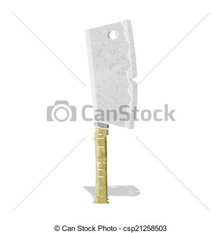 449x470 Cartoon Meat Cleaver.