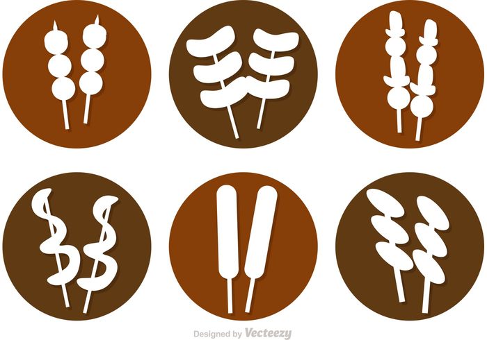 700x490 Street Food Icons Vectors 117104