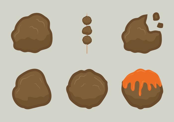 700x490 Free Meat Ball Vector Illustration