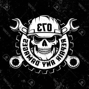 300x300 Stock Illustration Vintage Vector Mechanic Logo Label Sohadacouri