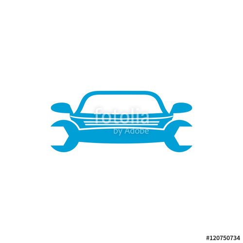 500x500 Car Mechanic Logo Vector Icon Stock Image And Royalty Free Vector