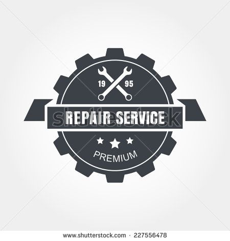450x470 Vintage Mechanic Logo Vintage Style Car Repair Service Label