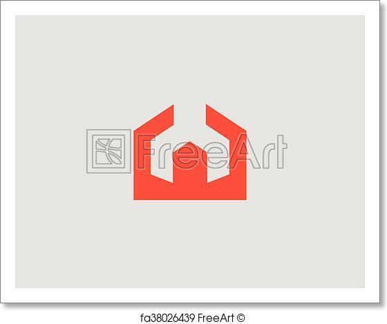 560x470 Free Art Print Of House Repair Service Tool Shop Sign Logotype