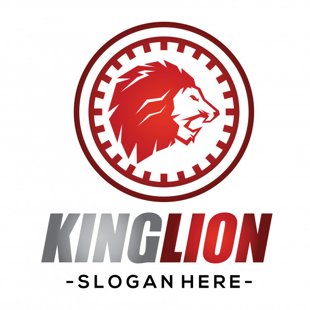 626x626 King Lion Mechanical Vector Premium Download