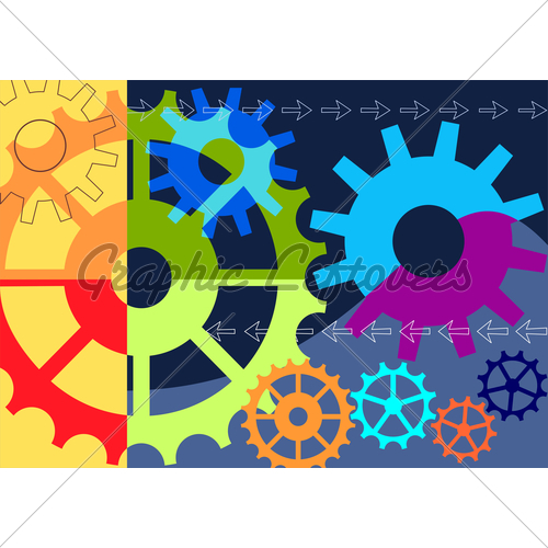 500x500 Mechanical Vector Background Gl Stock Images