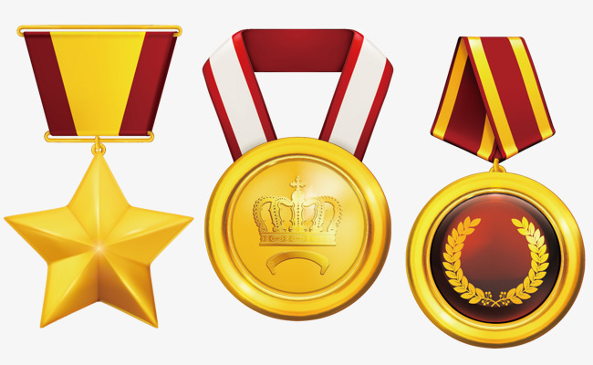 650x400 Gold Medal Badge Posters Element, Gold Vector, Badge Vector