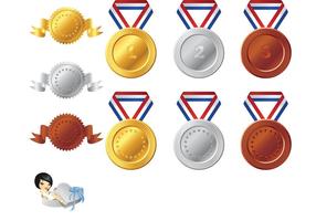 286x200 Medal Free Vector Art