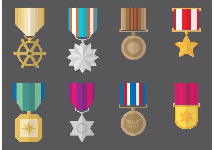 700x490 Military Medal Vectors