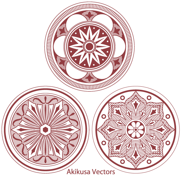 600x585 Free Classic Medallion Ornament Vector Free Psd Files, Vectors