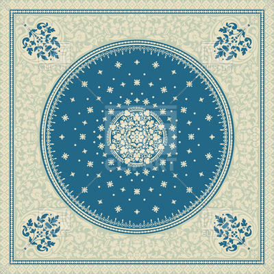 400x400 Victorian Floral Paisley Medallion Vector Image Vector Artwork