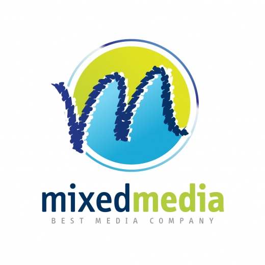 520x520 Mixed Media Vector Logo Template Design