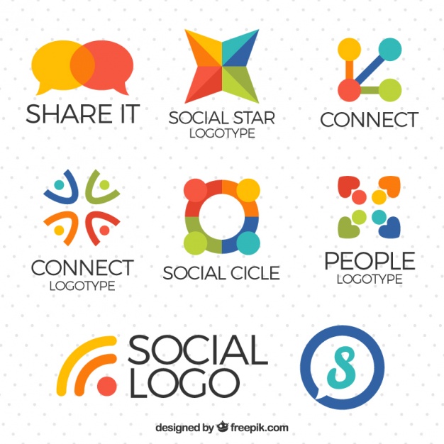 626x626 Pack Of Social Media Logos Vector Free Download