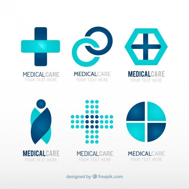 626x626 Blue Medical Center Logo Templates Vector Free Download