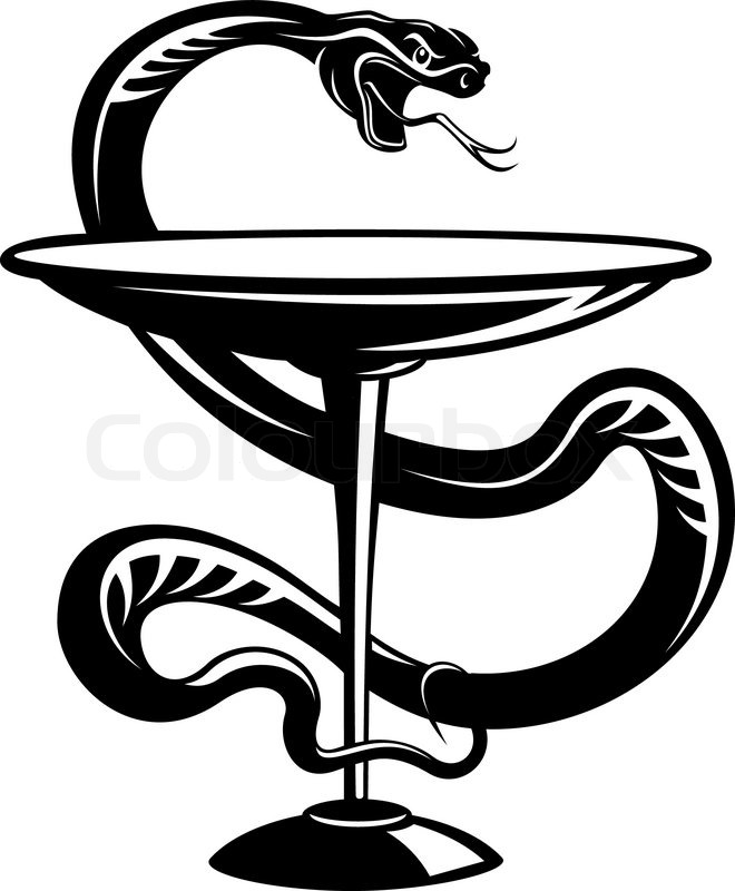 660x800 Medicine Snake Symbol Stock Vector Colourbox