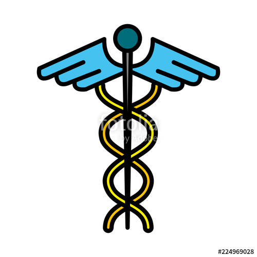 500x500 Medical Symbol With Wings And Snake Stock Image And Royalty Free