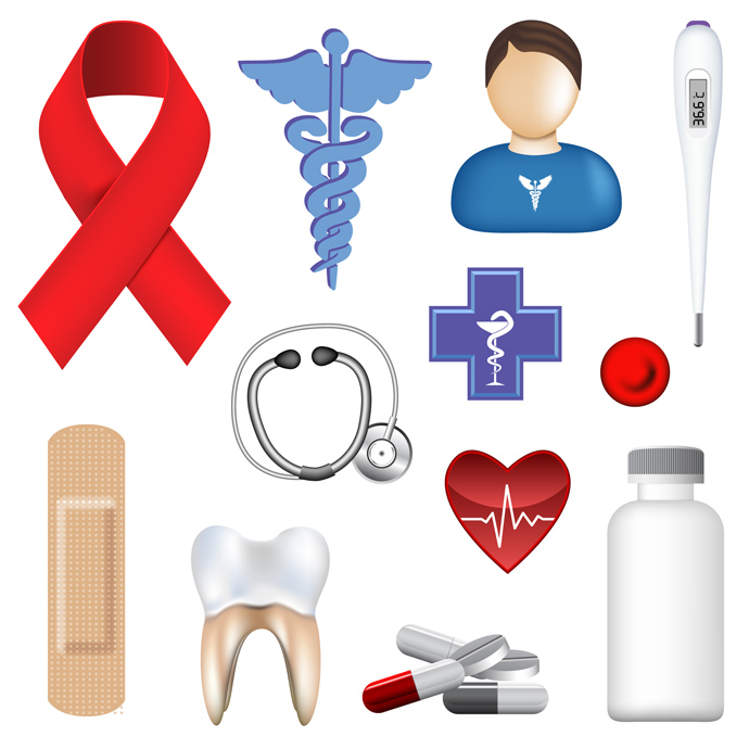690x690 Vector Medical Set