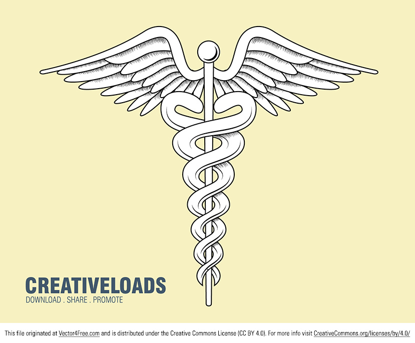 829x685 Free Vector Medical Caduceus