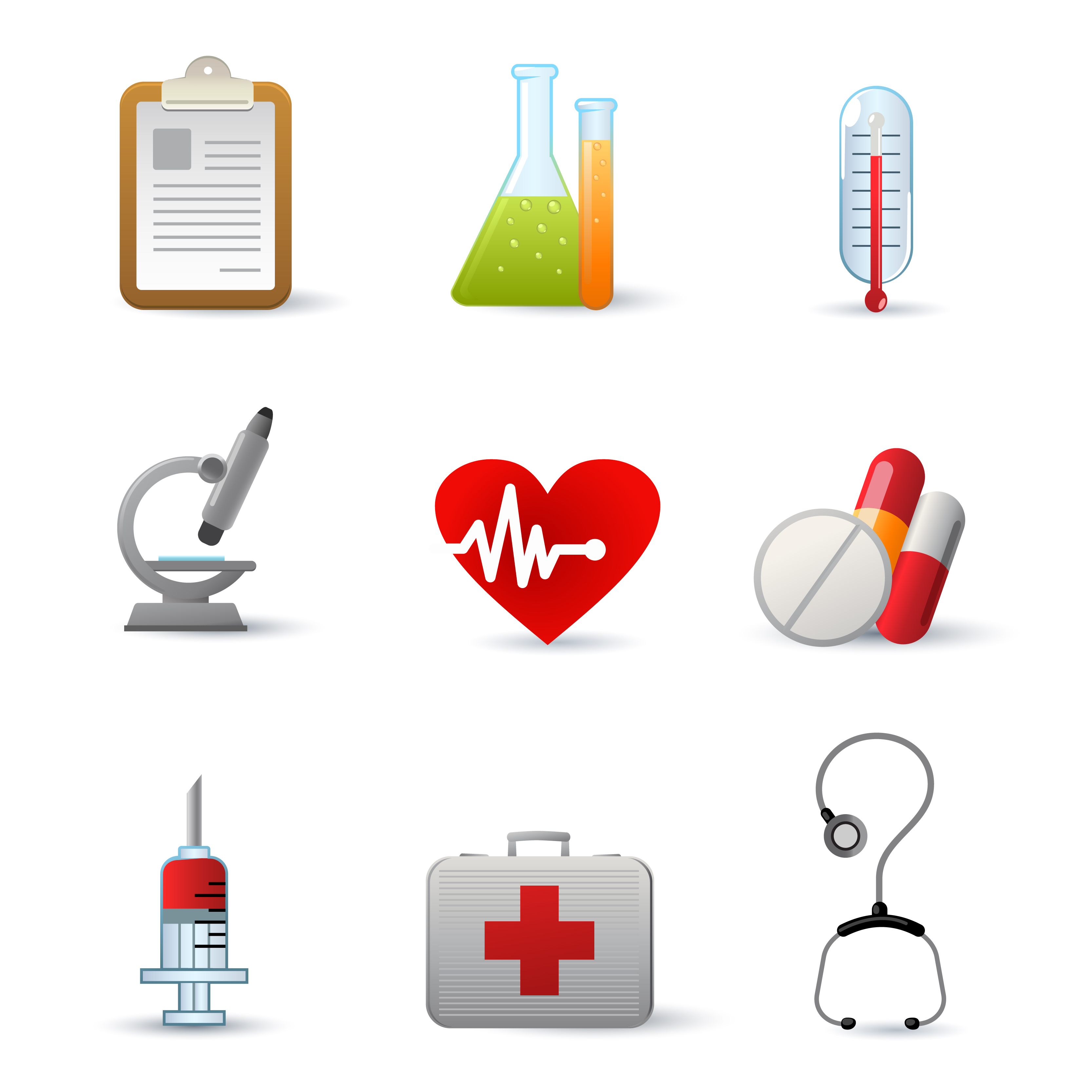 3333x3333 Free Medical Vectors