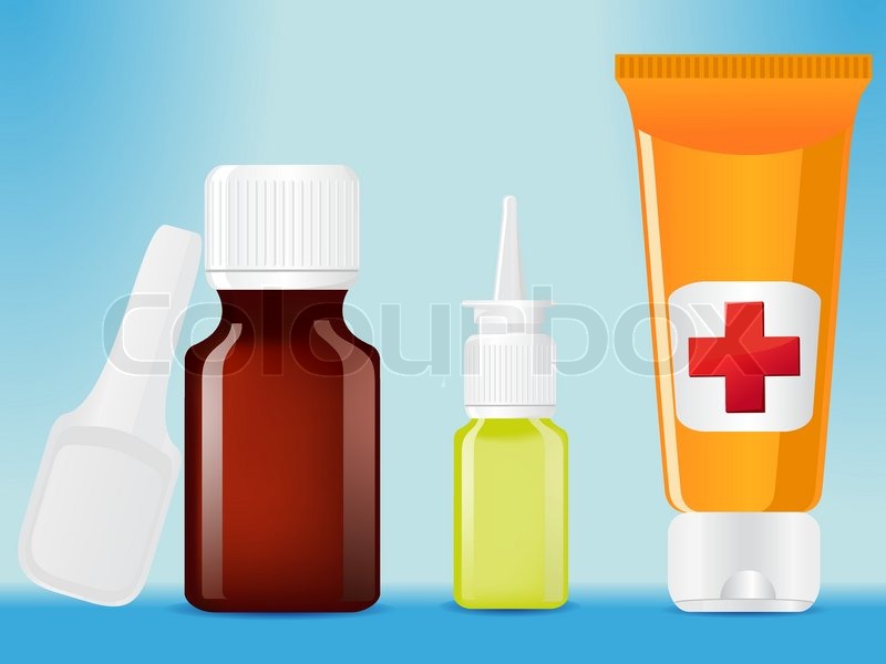 800x600 Medical Bottles Vector Illustration Stock Vector Colourbox