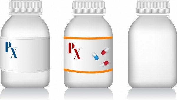 600x340 Medicine Bottle Free Vector Download (1,644 Free Vector) For