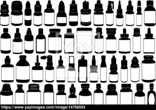 512x359 Medicine Bottle Vector