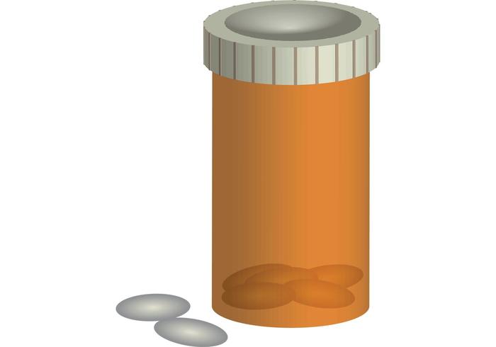700x490 Free Pill Bottle Vector