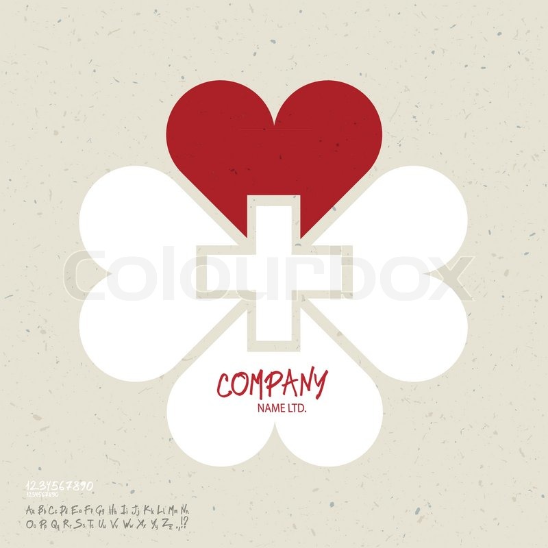 800x800 Medicine Abstract Logo Vector Design Template. Clover Leaf Shapes