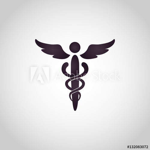 500x500 Medicine Symbol Logo Vector Icon Design