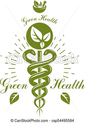325x470 Pharmacy Caduceus Icon, Vector Medical Logo For Use In Holistic