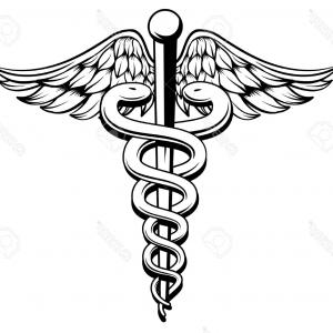 300x300 Medicine Sign With Snake And Glass Icon Vector Clipart Arenawp