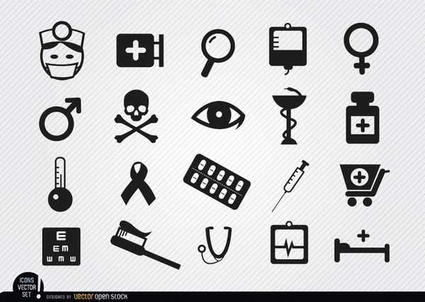 600x427 Medicine Symbol Icons Free Vector 123freevectors