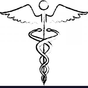 300x300 Caduceus Medical Health Care Symbol Vector Orangiausa