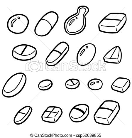 450x470 Vector Set Of Medicine.