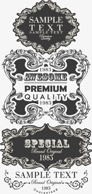 322x674 Medieval Complex Vector Border, Frame, Wordart, Pattern Png And