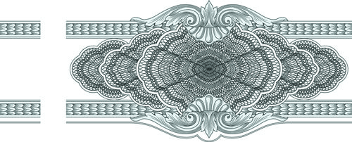 500x202 Classical Medieval Border Frame Vector 06 Vector