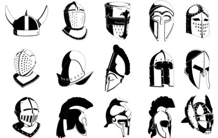 425x269 Lots Of Helmets Vector Misc Free Vector Free Download