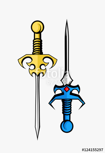345x500 Medieval Swords Vector Stock Image And Royalty Free Vector Files