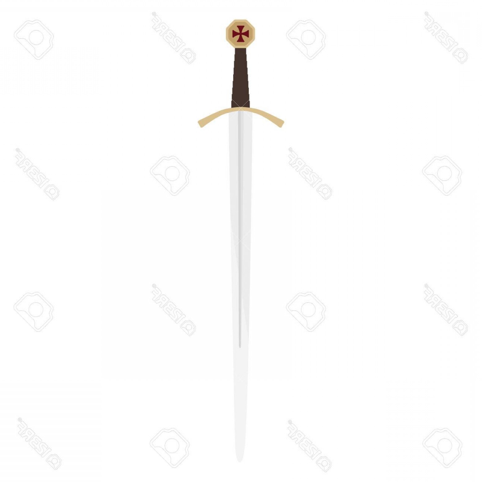 1560x1560 Photostock Vector Vector Illustration The Accolade Sword Of