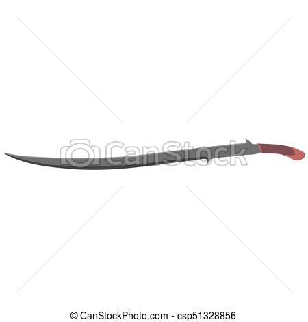 450x470 Sword Vector Illustration Icon White Isolated Medieval Ancient