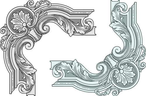 500x329 Classical Medieval Border Frame Vector Free Vector In Encapsulated