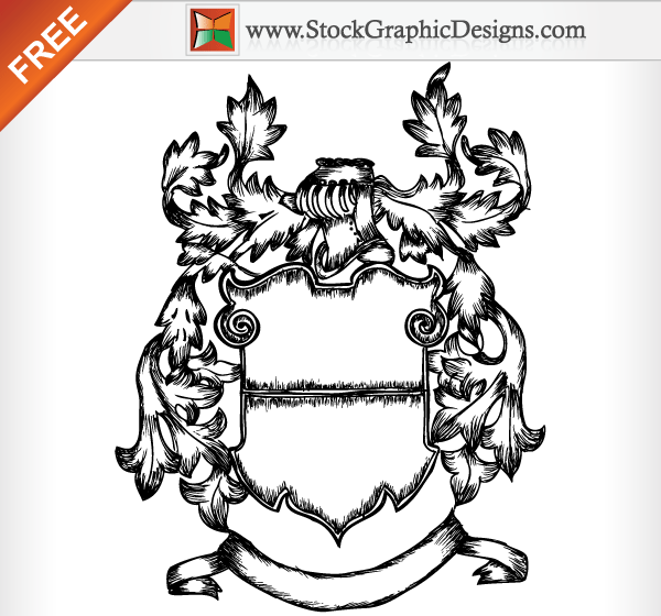 600x560 Me Val Ornate Heraldic Shield Free Vector Image Medieval Vector
